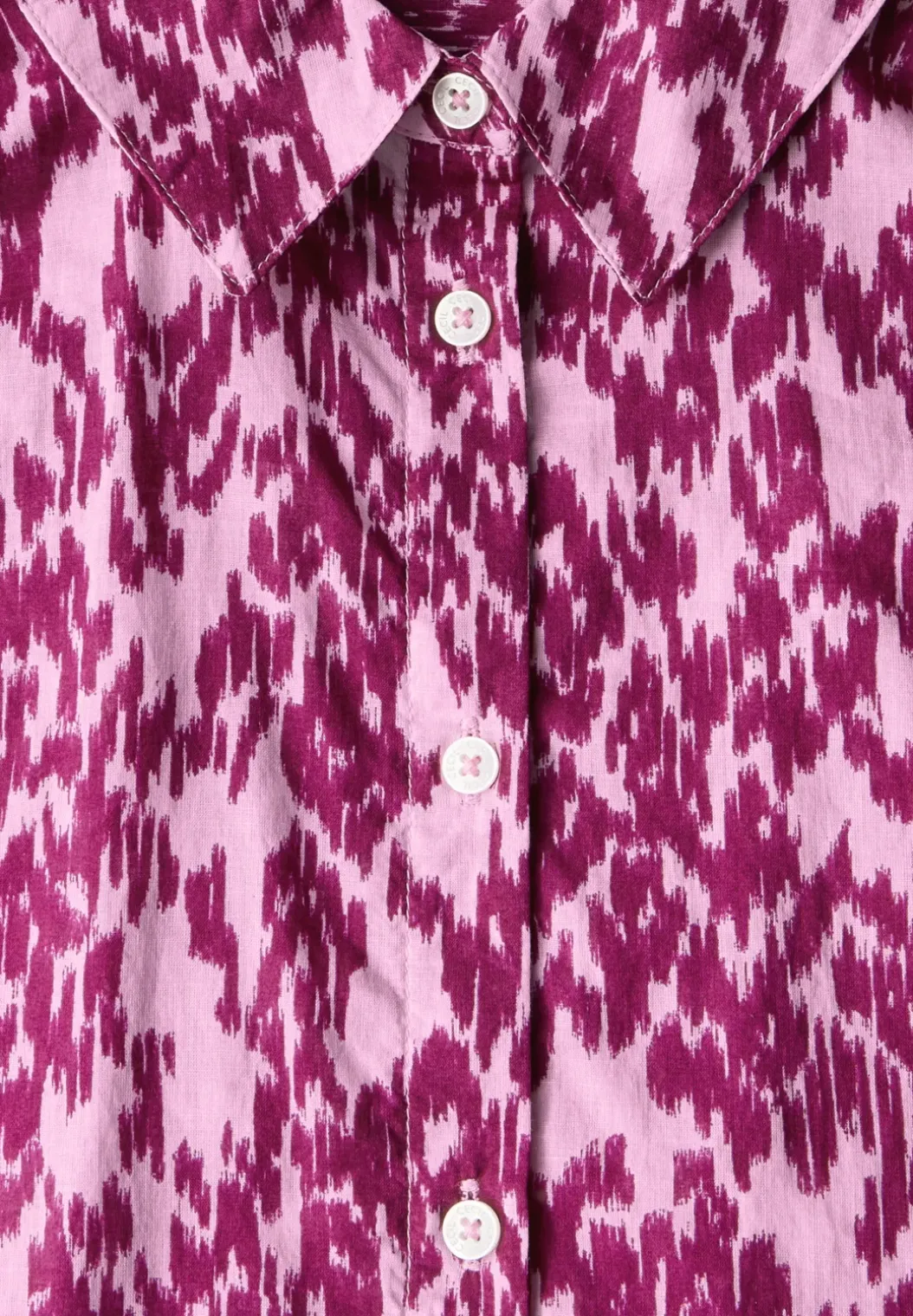 Blouse met minimale print