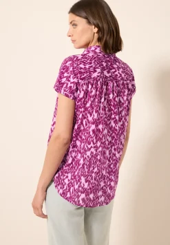 Blouse met minimale print