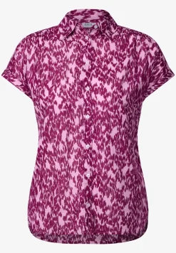 Blouse met minimale print