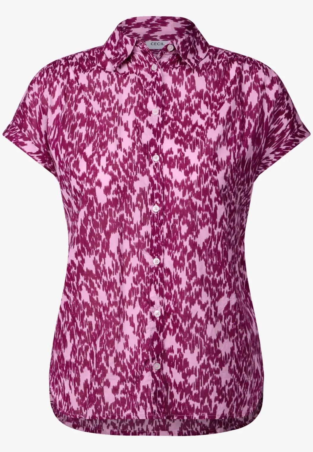 Blouse met minimale print