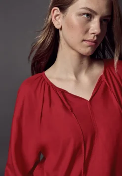 Blouse met plooien