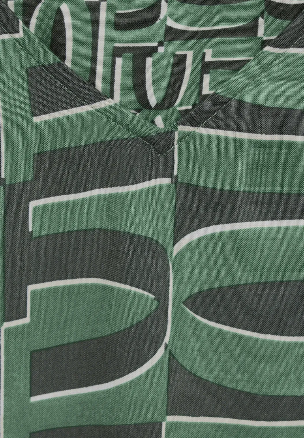 Blouse met print en mouwdetail