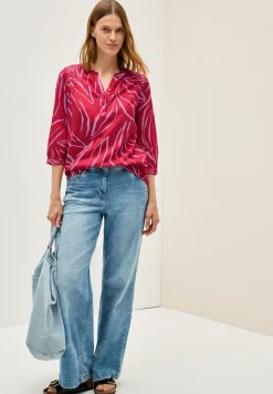 Blouse met printmix