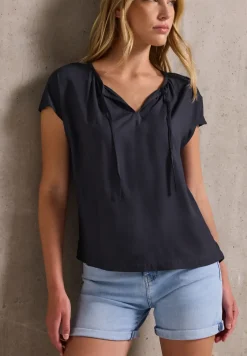 Blouse met rimpels