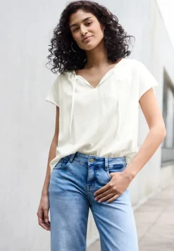 Blouse met rimpels