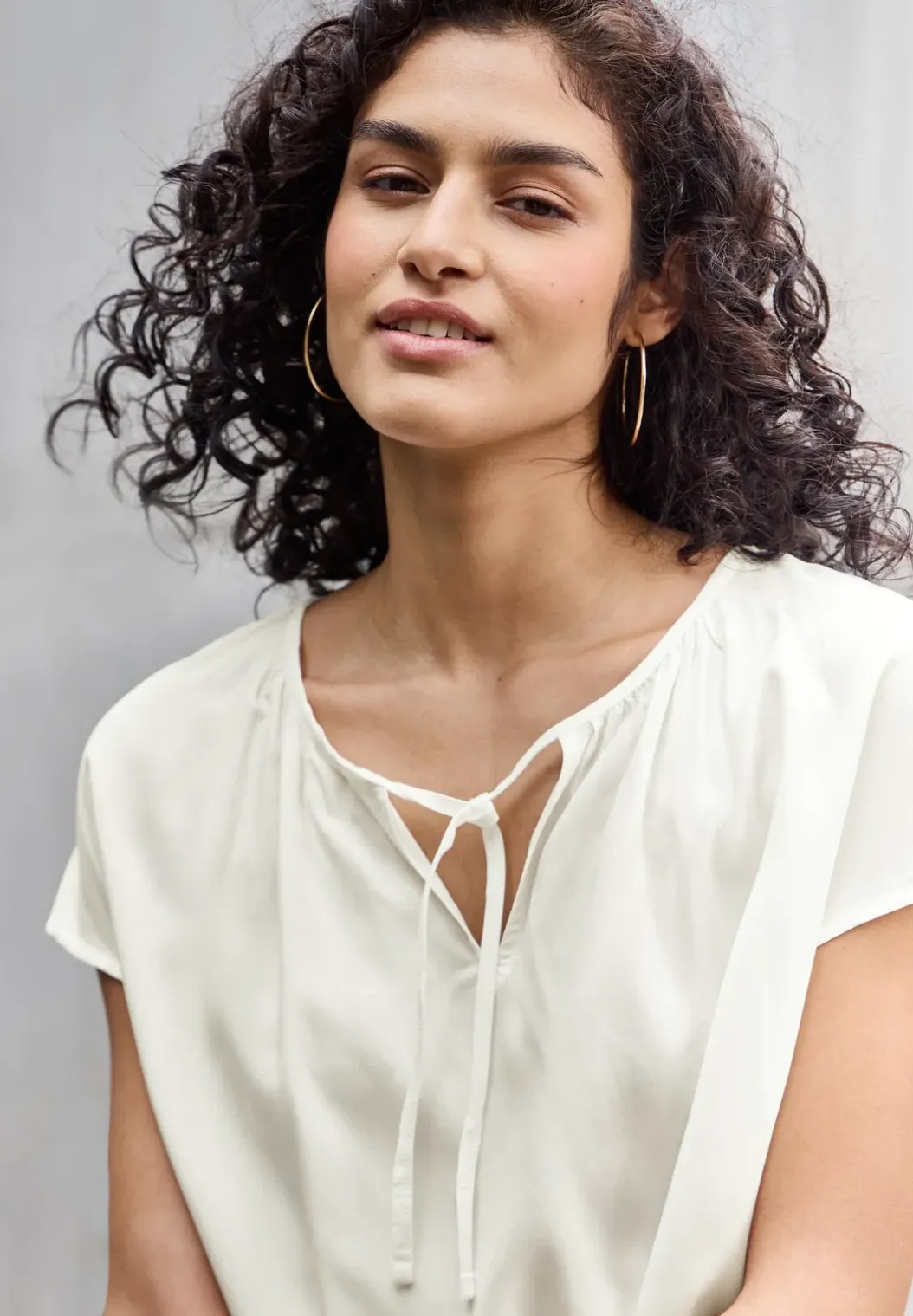 Blouse met rimpels
