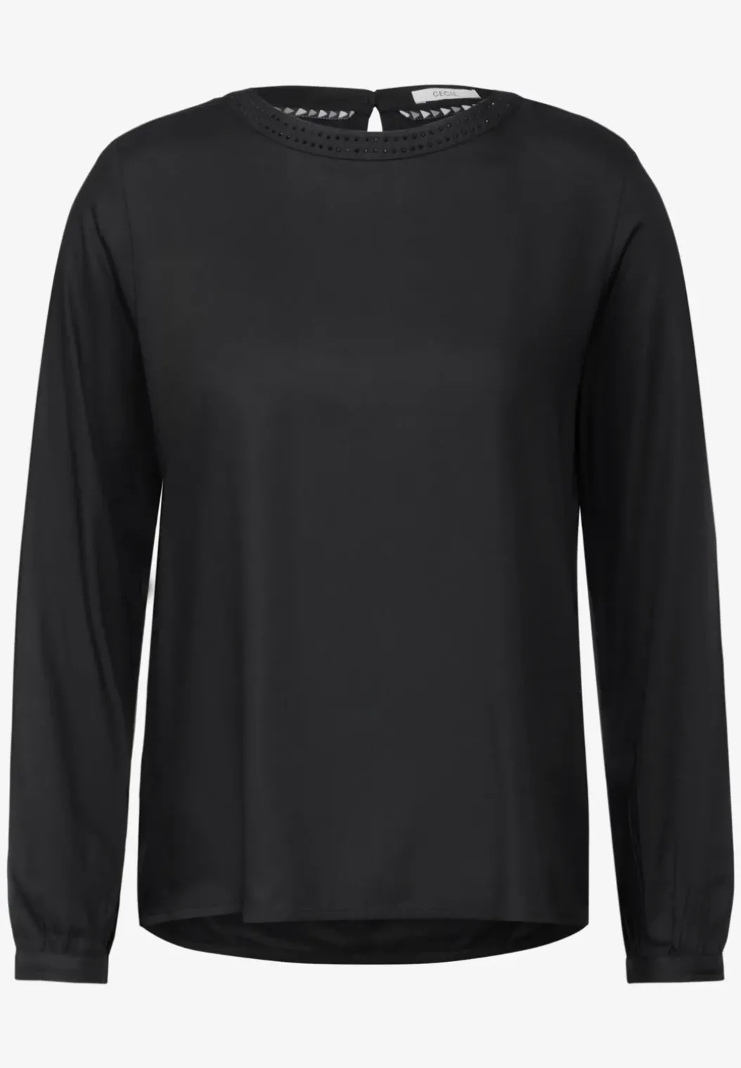 Blouse met ronde hals