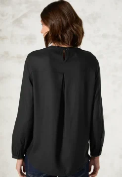 Blouse met ronde hals