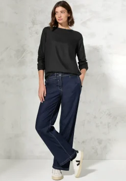 Blouse met ronde hals