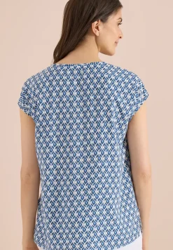 Blouse met ronde hals