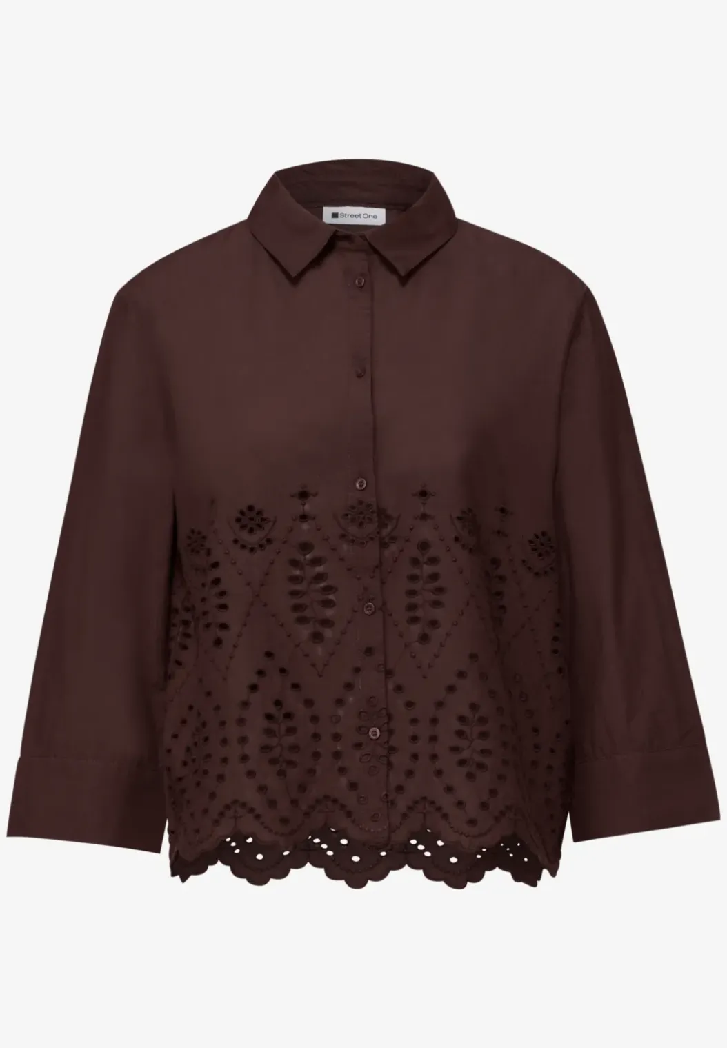 Blouse met shiffley details