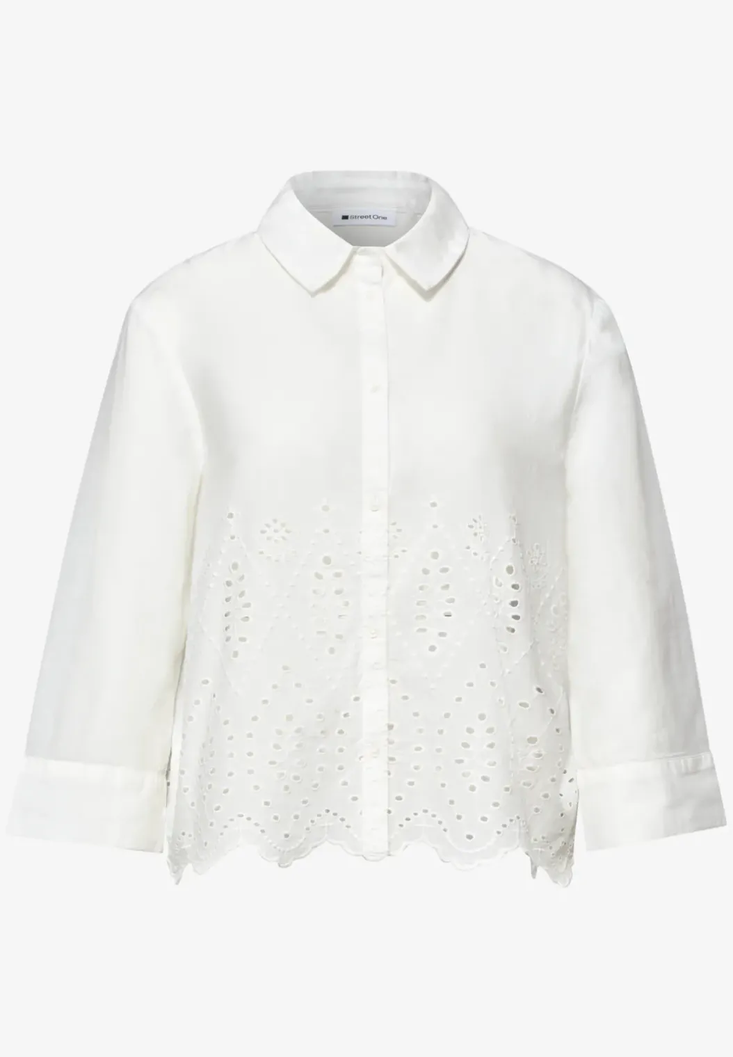 Blouse met shiffley details