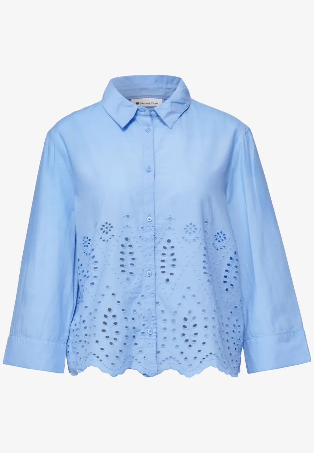 Blouse met shiffley details