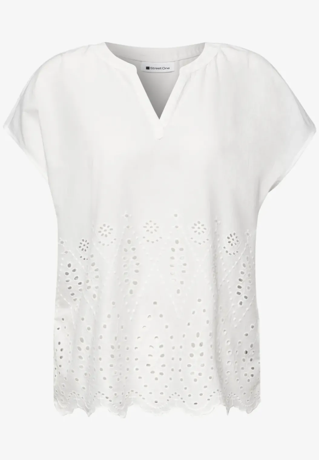 Blouse met Shiffley-patroon