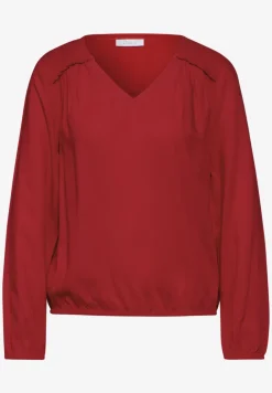 Blouse met smokdetail