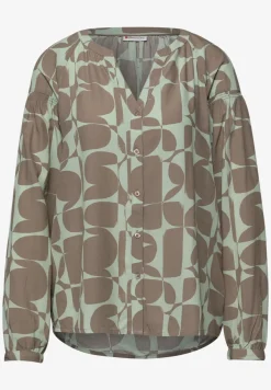 Blouse met smokdetail