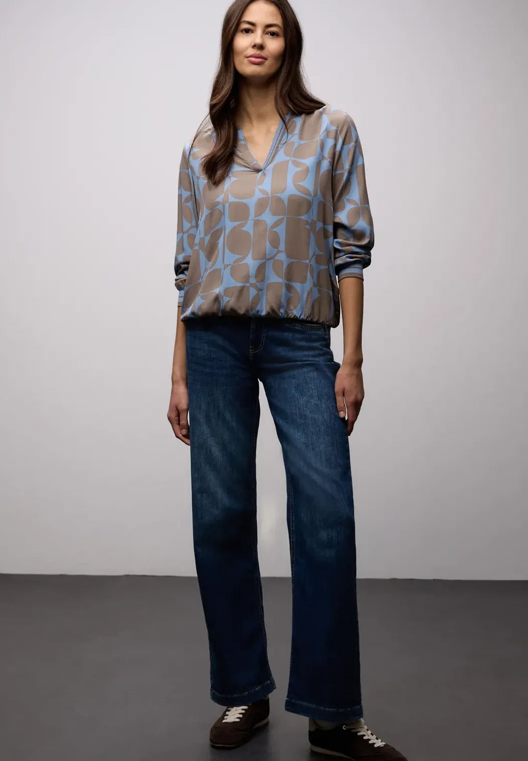 Blouse met tape details