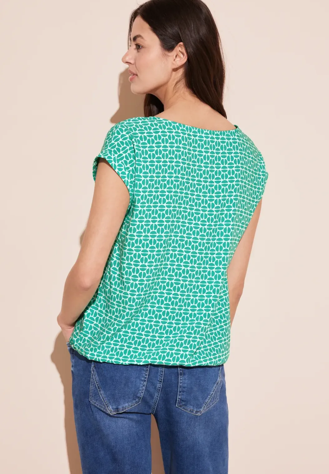 Blouse met V-hals