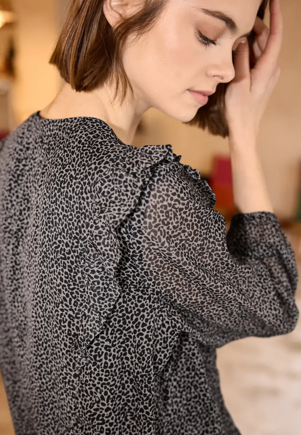 Blouse met volants