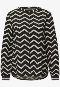 Blouse met zigzagpatroon