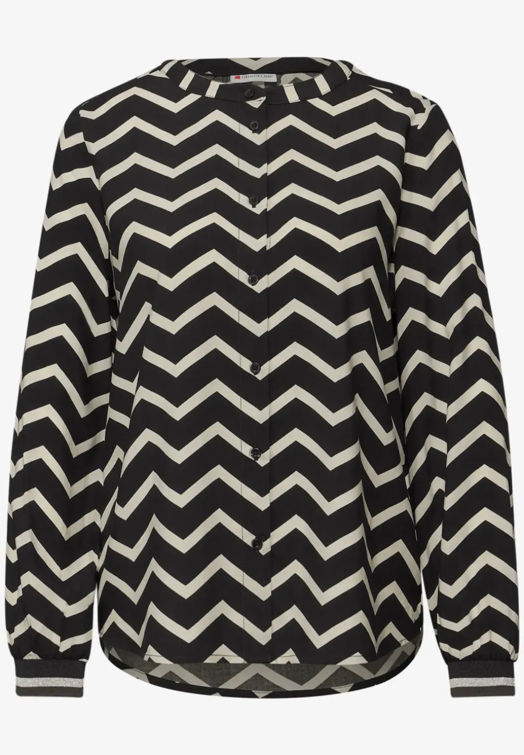 Blouse met zigzagpatroon