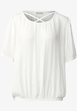 Blouse shirt met lintdetail