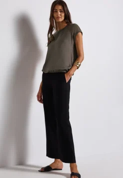 Blouse shirt met mesh detail