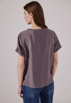 Blouse shirt met splitten