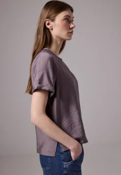 Blouse shirt met splitten
