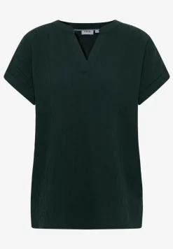 Blouse shirt met textuur