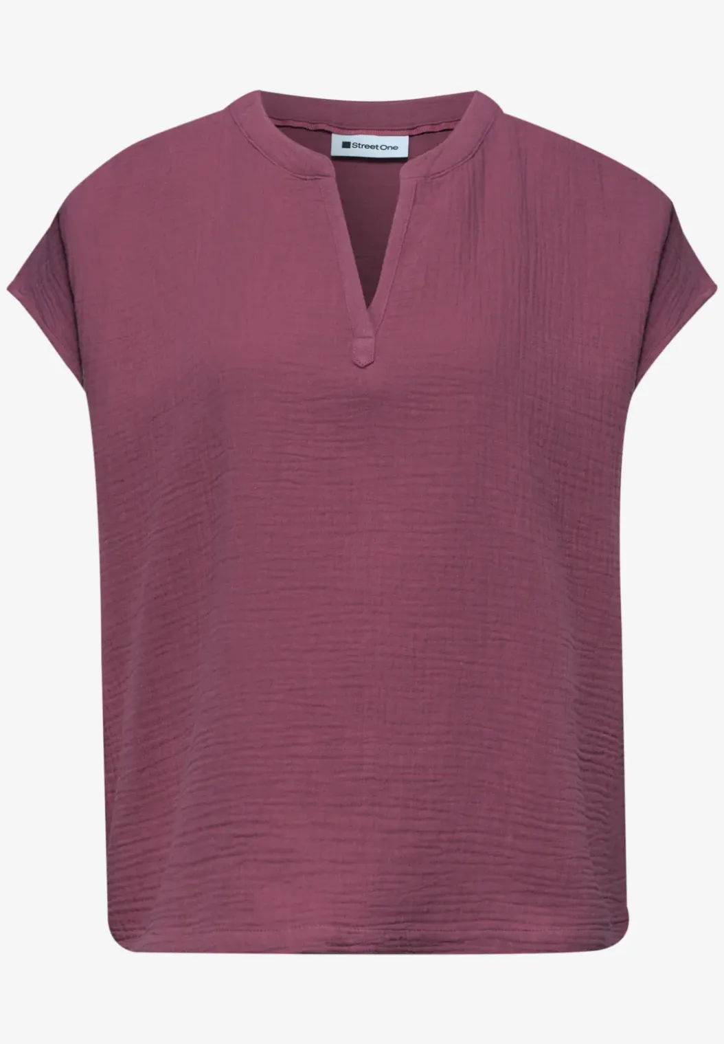 Blouse shirt van mousseline