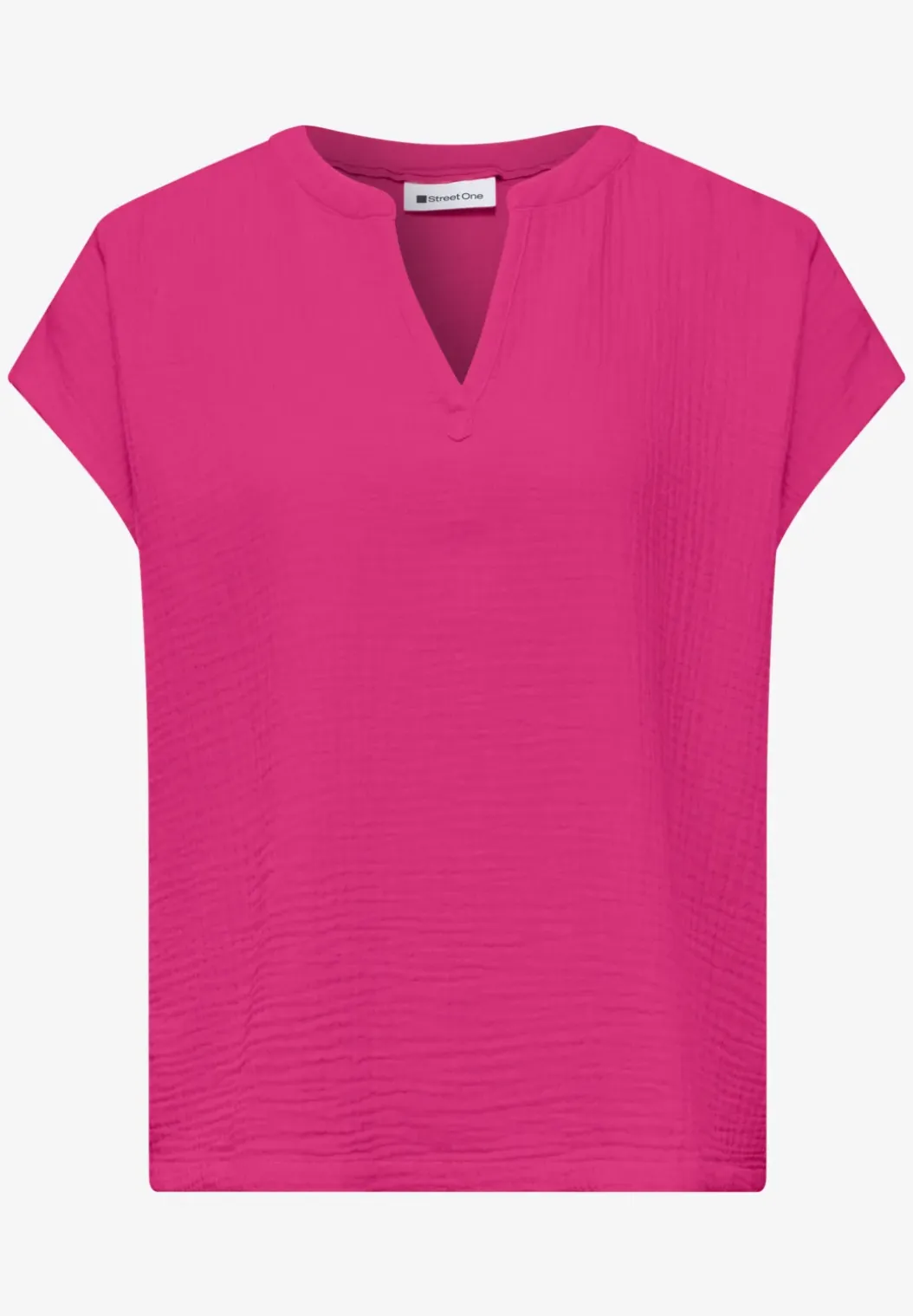 Blouse shirt van mousseline