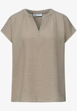 Blouse shirt van mousseline
