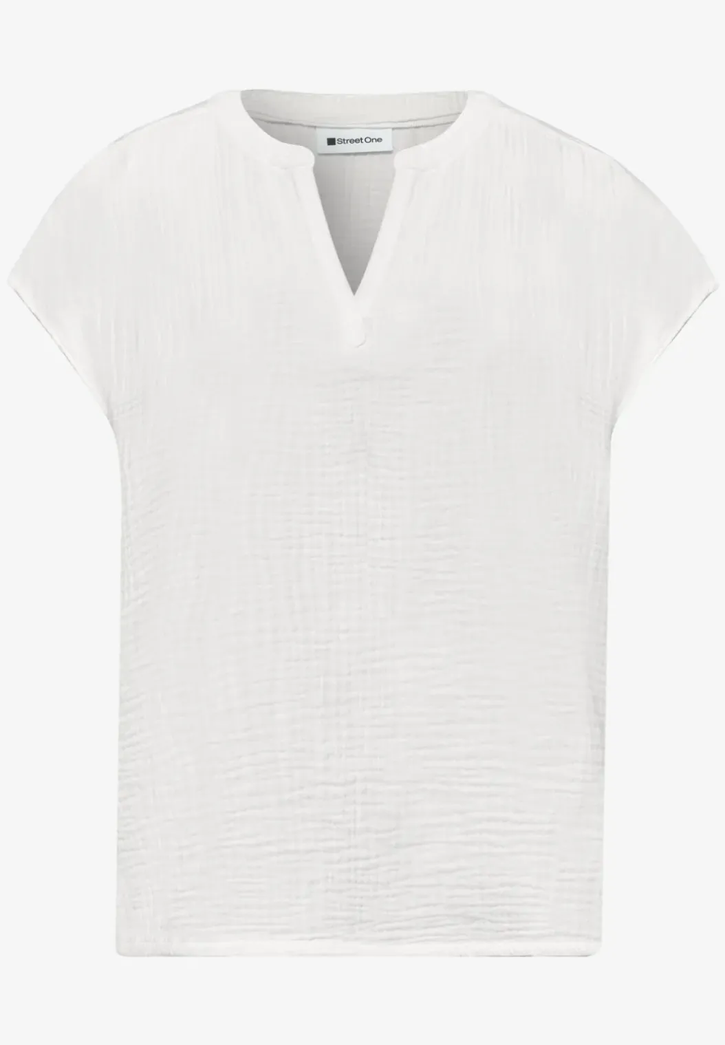 Blouse shirt van mousseline