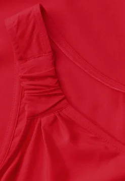 Blouse top met knoopdetail