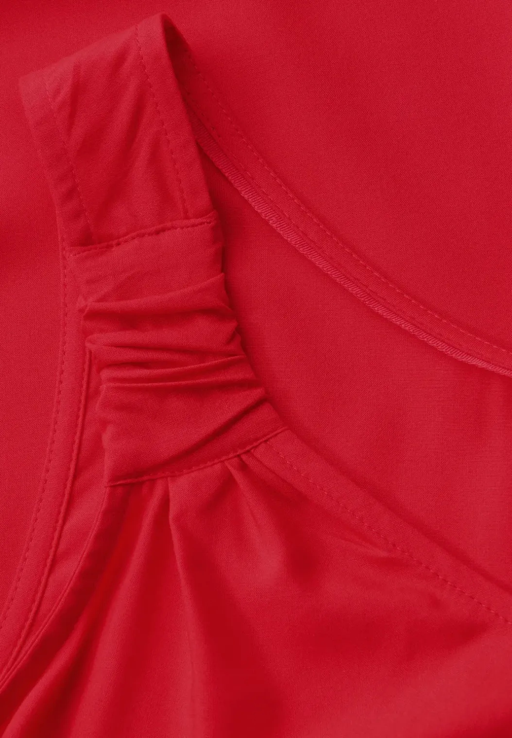 Blouse top met knoopdetail