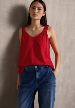 Blouse top met knoopdetail