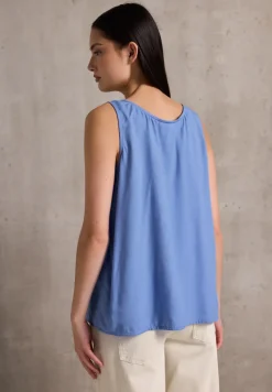 Blouse top met knoopdetail