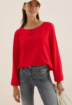 Blouse in effen kleur