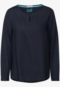 Blouse in effen kleur