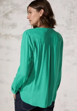 Blouse in effen kleur