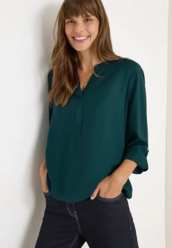 Blouse in effen kleur
