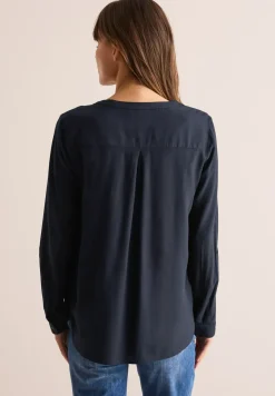 Blouse in effen kleur