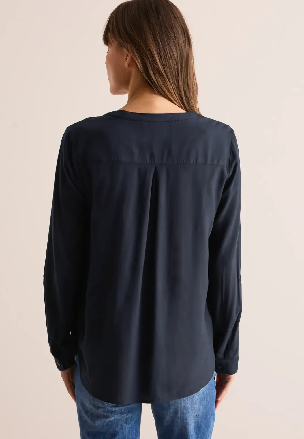 Blouse in effen kleur