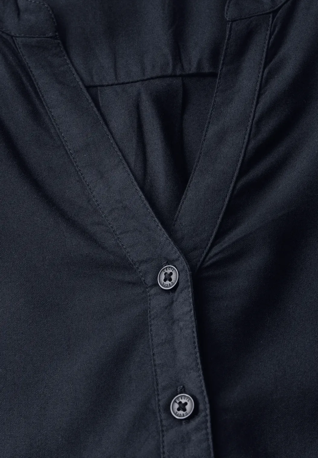 Blouse in effen kleur