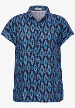 Blouse met bonte print