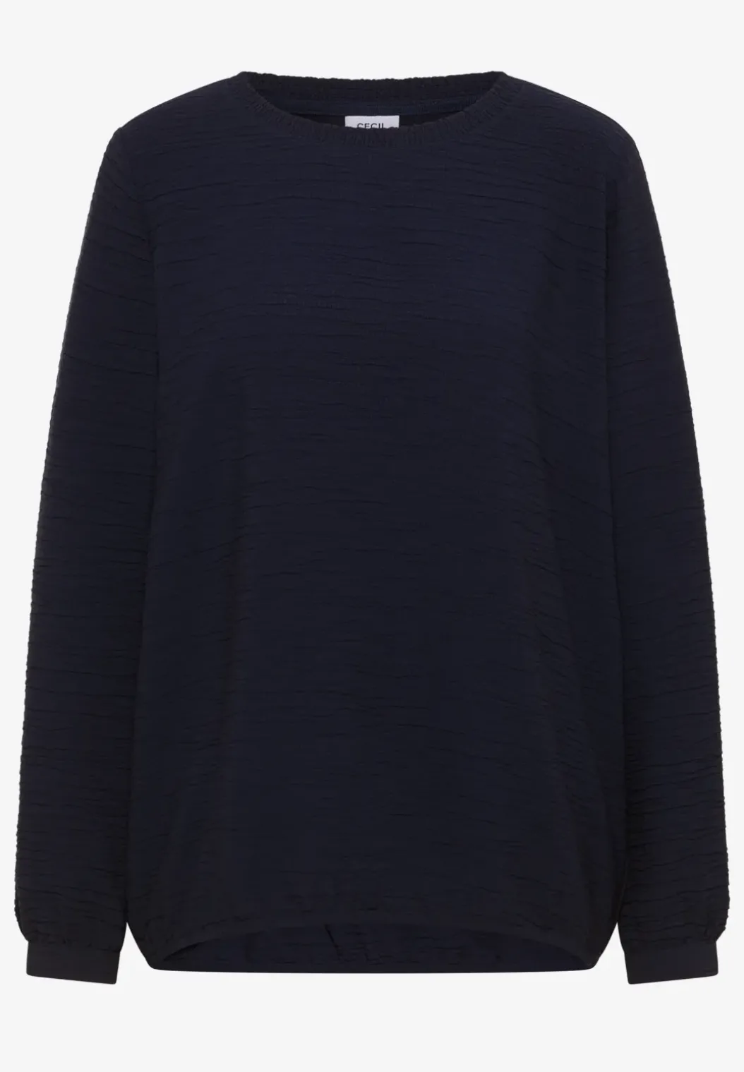 Blouse met gesmockte halslijn