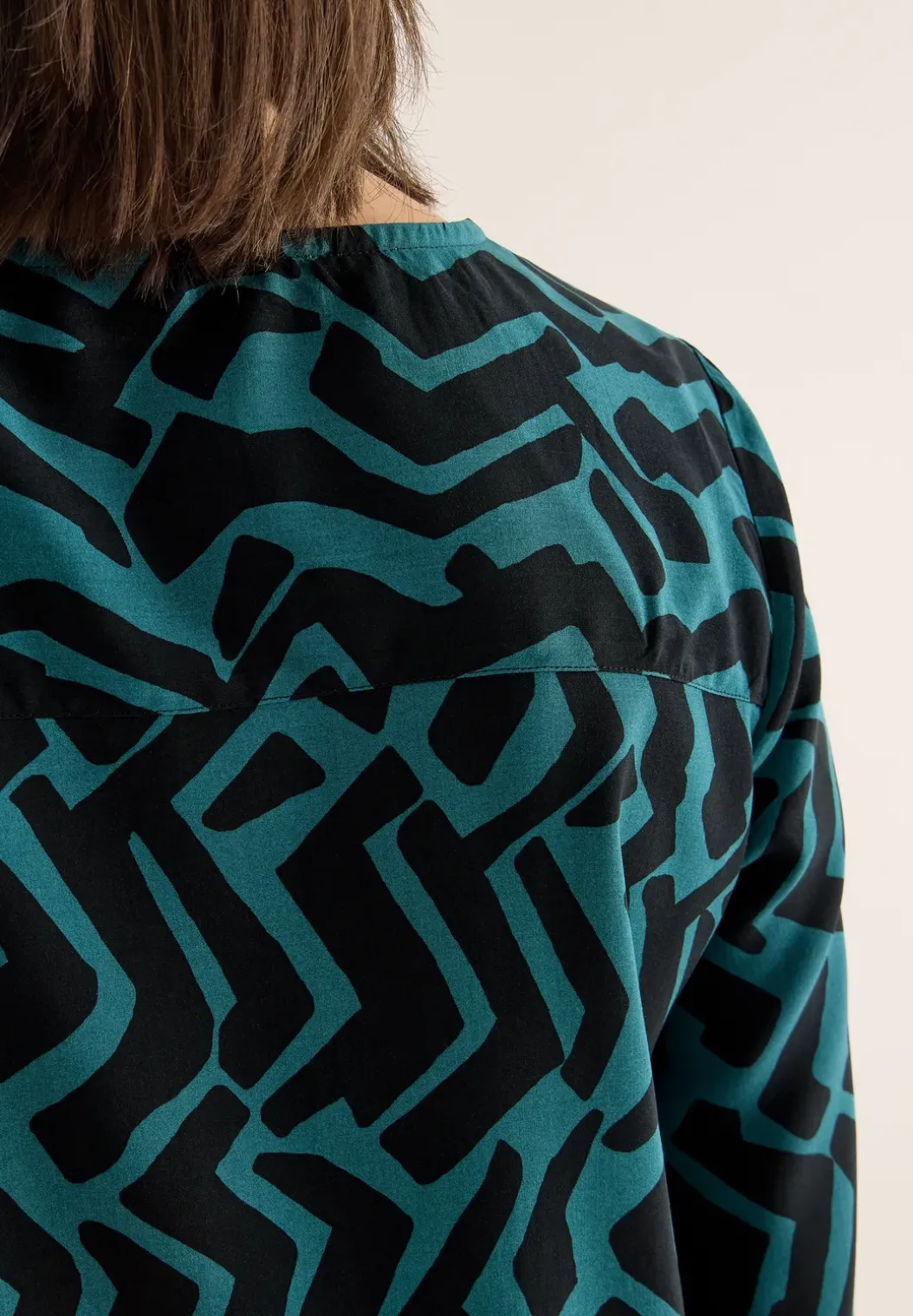 Blouse met grafisch patroon