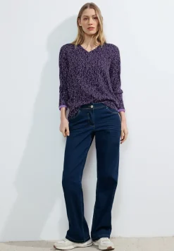 Blouse met onopvallende print