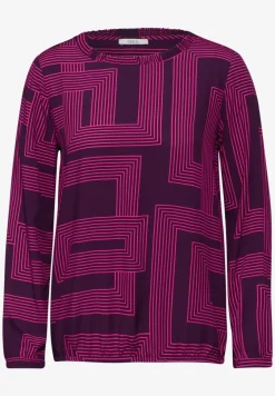 Blouse met smokdetail